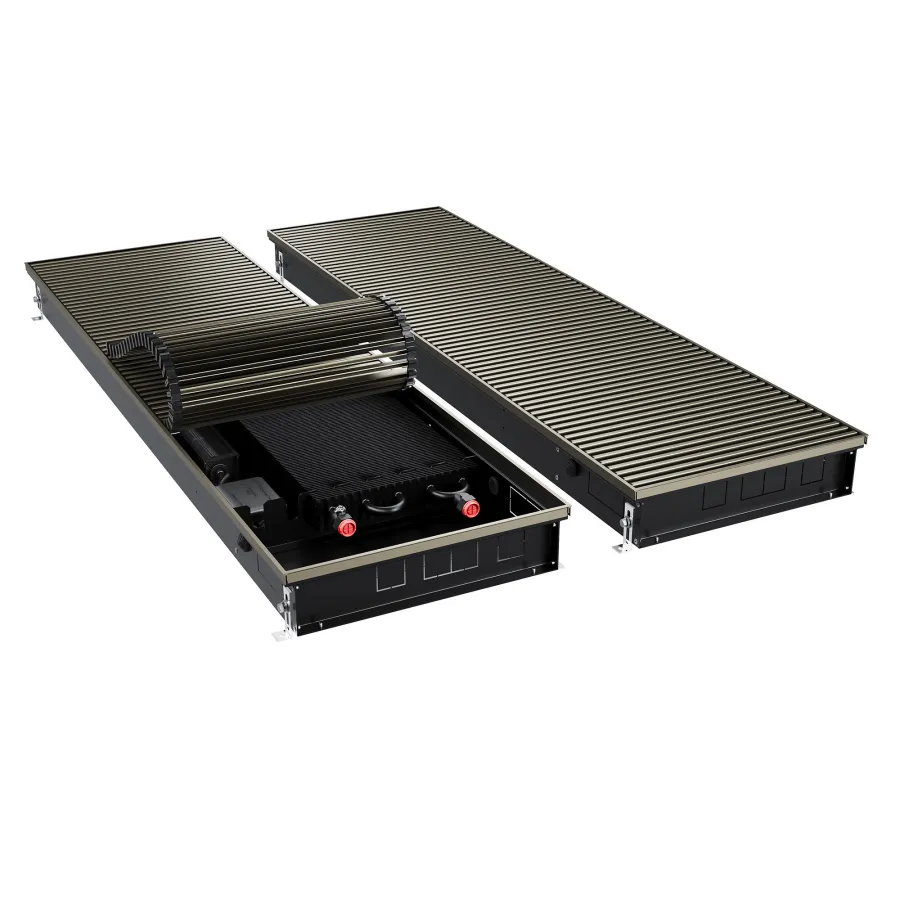 Конвектор внутрипольный Royal Thermo ATRIUM TURBO-90/400/2700-DG-U-DB