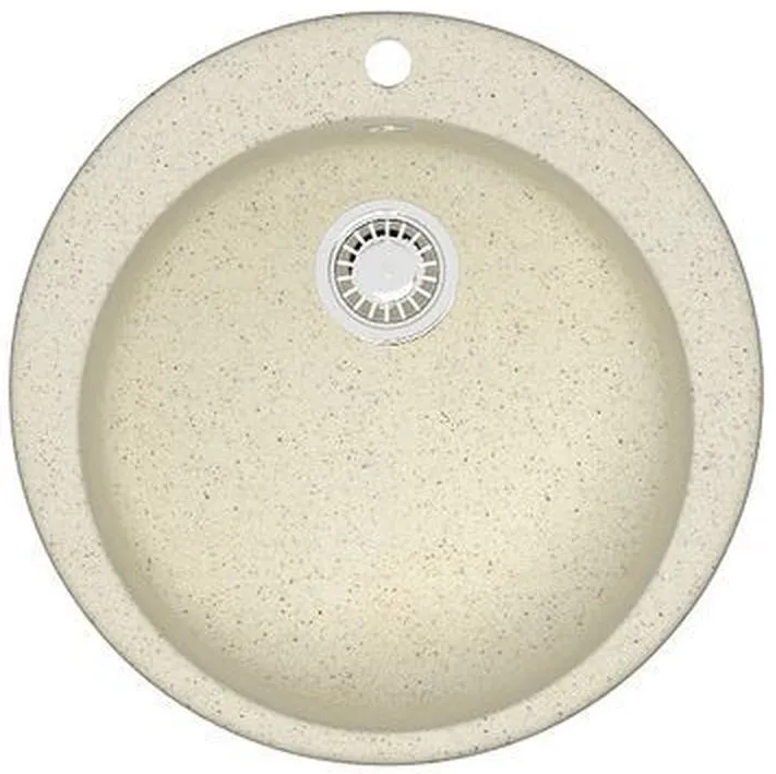 Кухонная мойка AZARIO Витал 507x507x200 искусственный мрамор, цвет Бежевый (CS00078344)