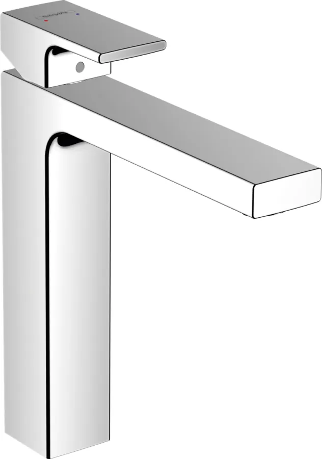 Смеситель для раковины Hansgrohe Vernis Shape керамический картридж, хром (71591000)