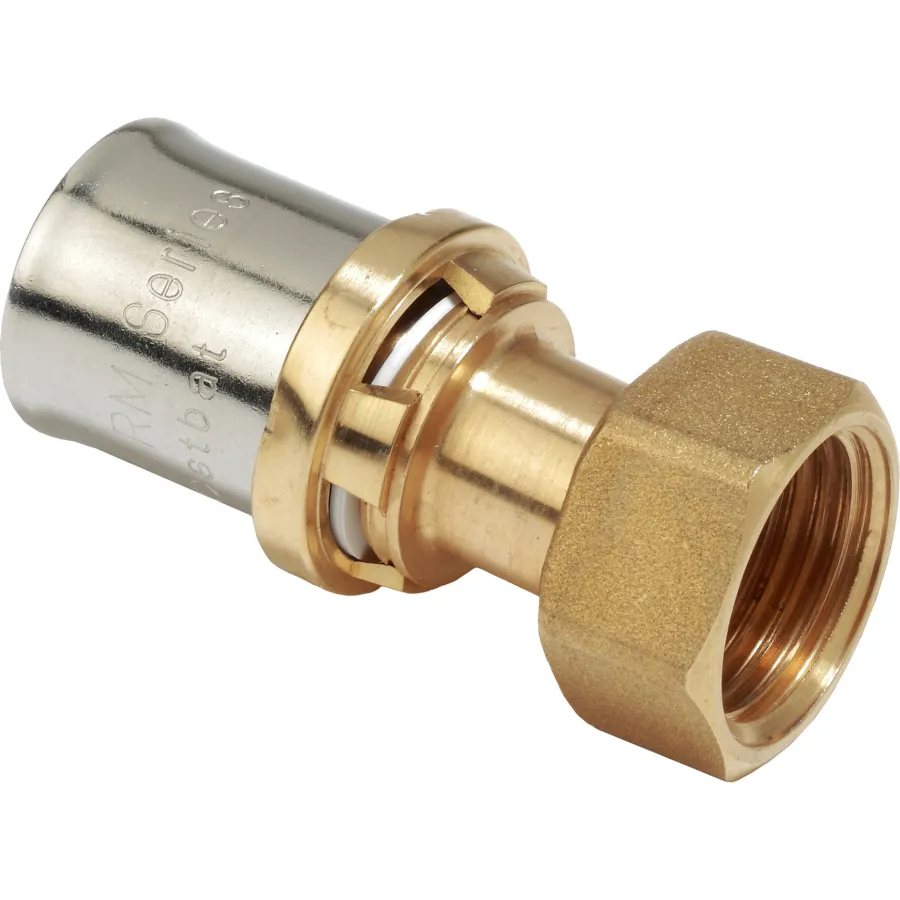 Муфта-пресс Giacomini латунь НГ 20x1/2", RM179Y056