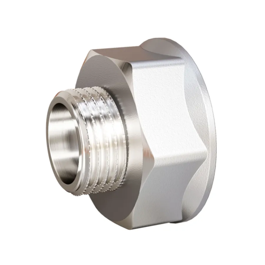 Переходник латунный LD LD Pride DN50х40 (2"ВР х 1 1/2"НР) лат ник БЕЗ БИР