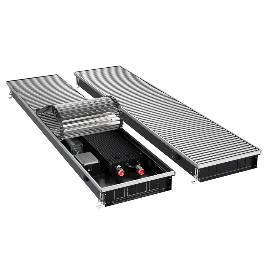 Конвектор внутрипольный Royal Thermo ATRIUM TURBO-80/300/2900-DG-U-NA