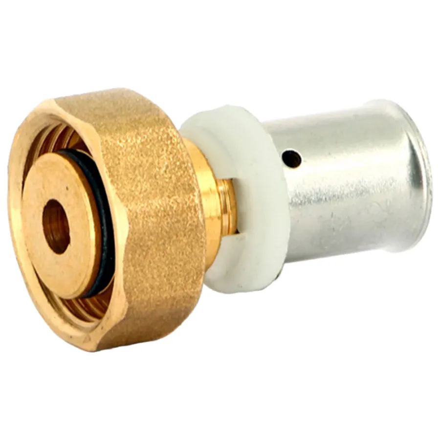 Муфта Uni-Fitt пресс-В 20x3/4"EK с накидной гайкой