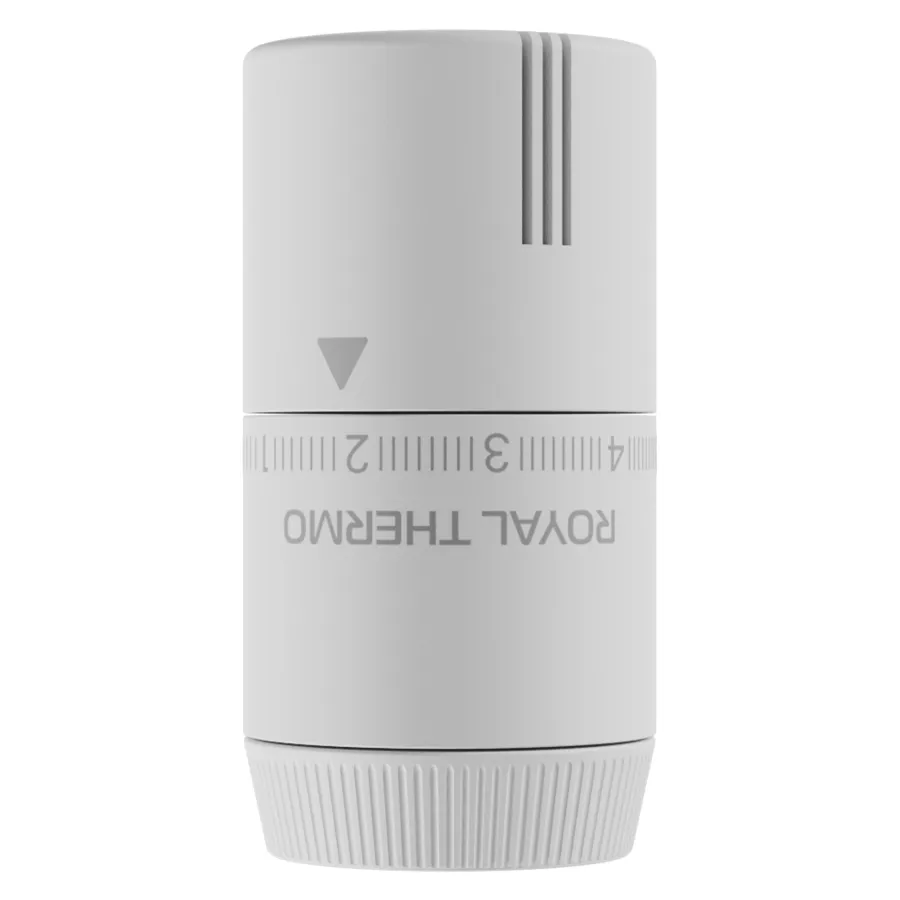 Термоголовка жидкостная Royal Thermo Design М30х1,5 (белый soft touch)