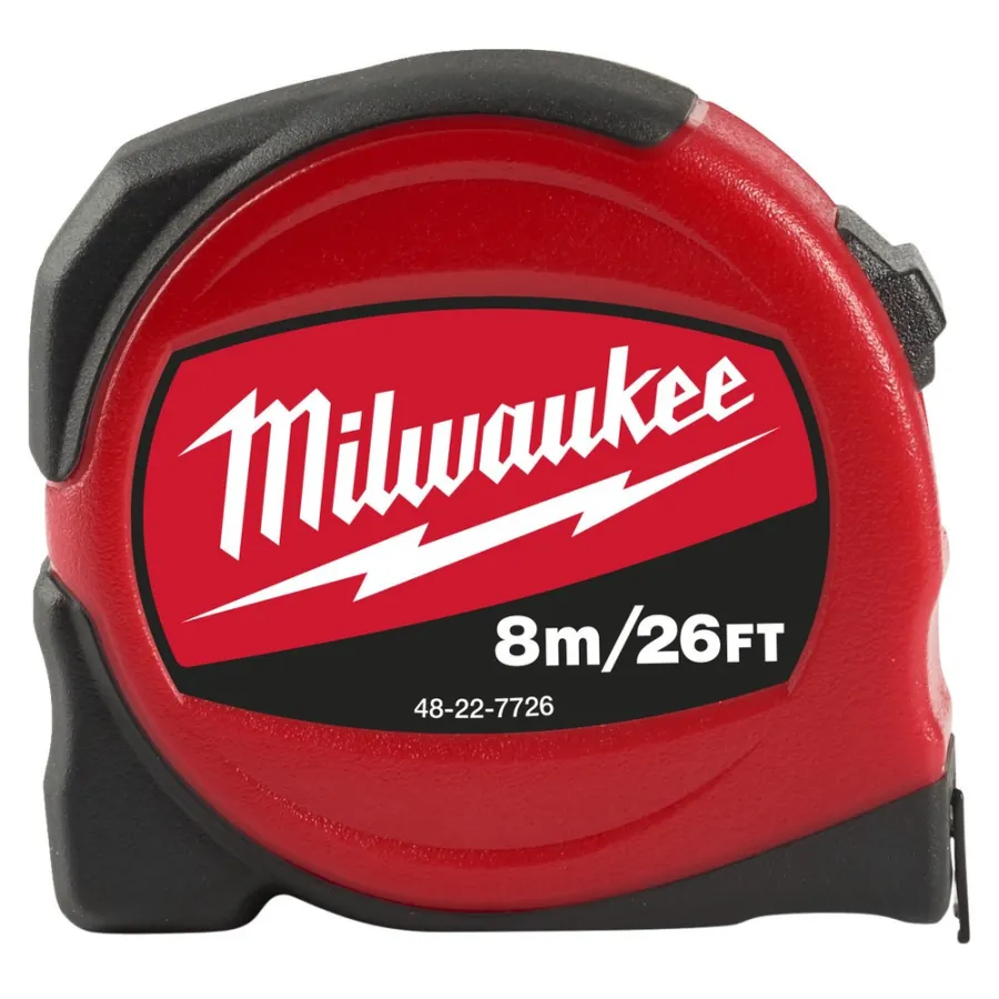 Рулетка Milwaukee SLIM 8м / ширна 25мм