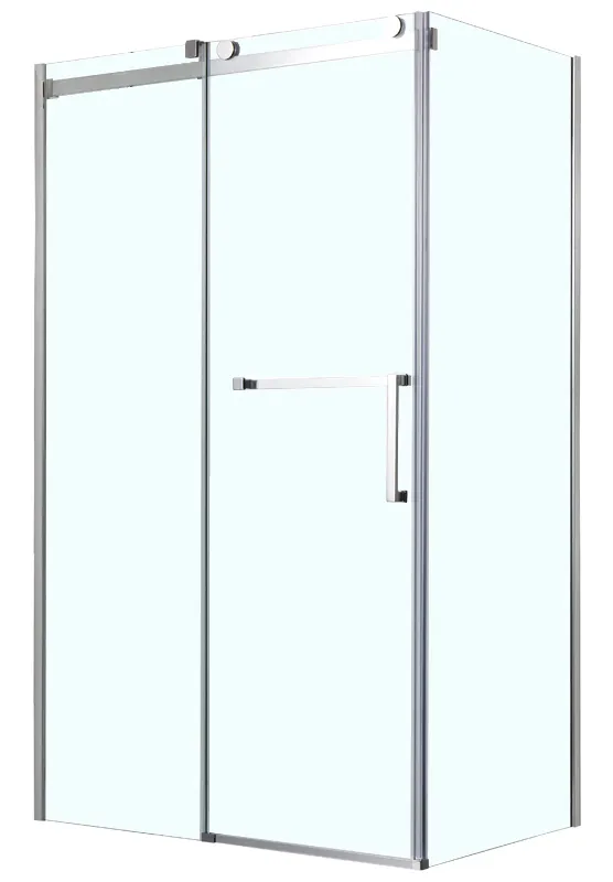 Душевое ограждение Azario Ванкувер (900х1200х2000) L, без поддона, прозрачное стекло 8 мм, цвет профиля серебро (AZ-NKF1131-L 900)