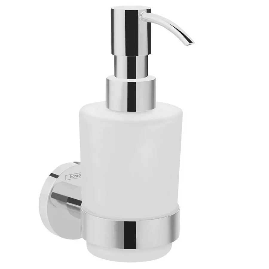 Дозатор жидкого мыла Hansgrohe Logis Universa lстекло, хром (41714000)
