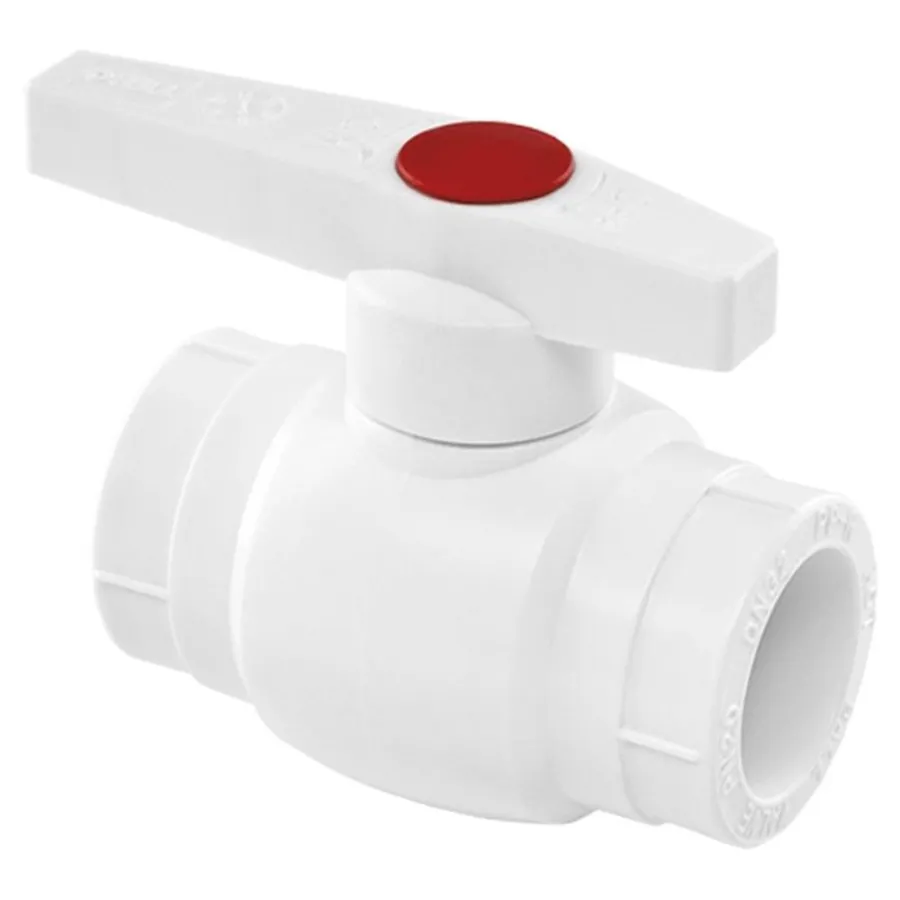 Кран шаровой TEBO бел. PP-R 50 полнопроходной (2/12), арт. 030060105