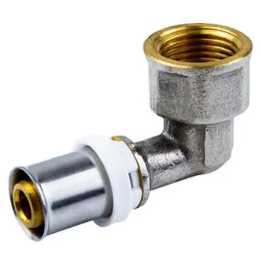 Угольник STI пресс латунь ДН 16х 1/2"х90гр ВР