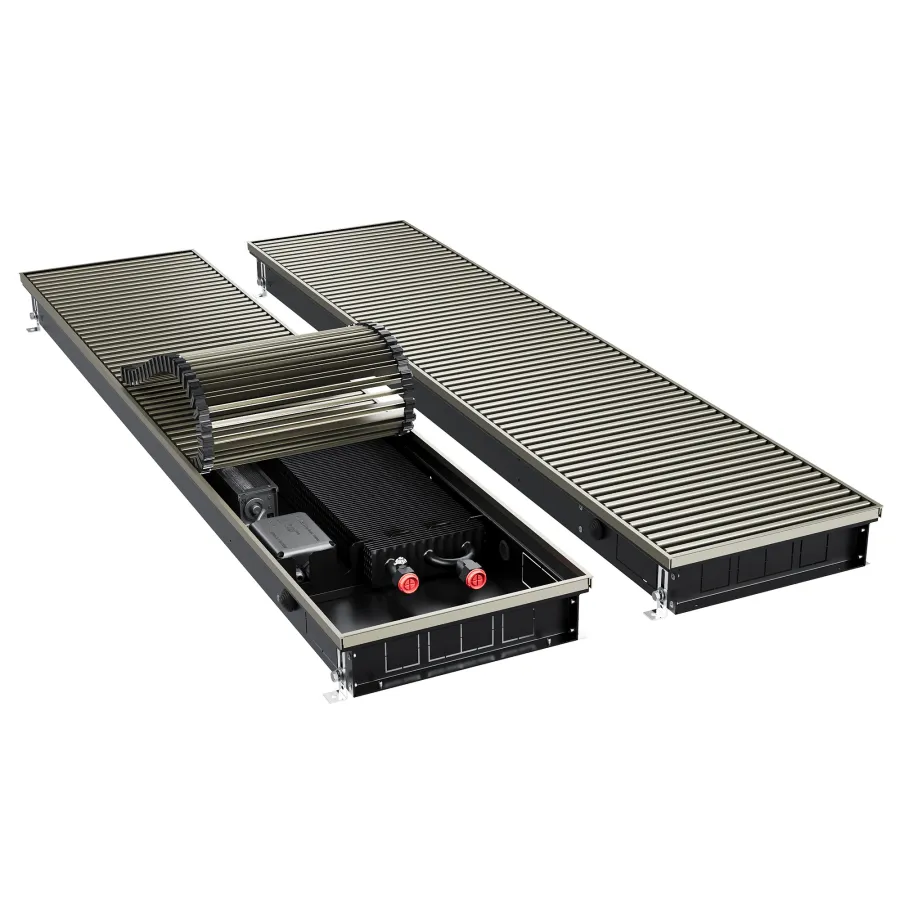 Конвектор внутрипольный Royal Thermo ATRIUM TURBO-80/300/1900-DG-U-LB